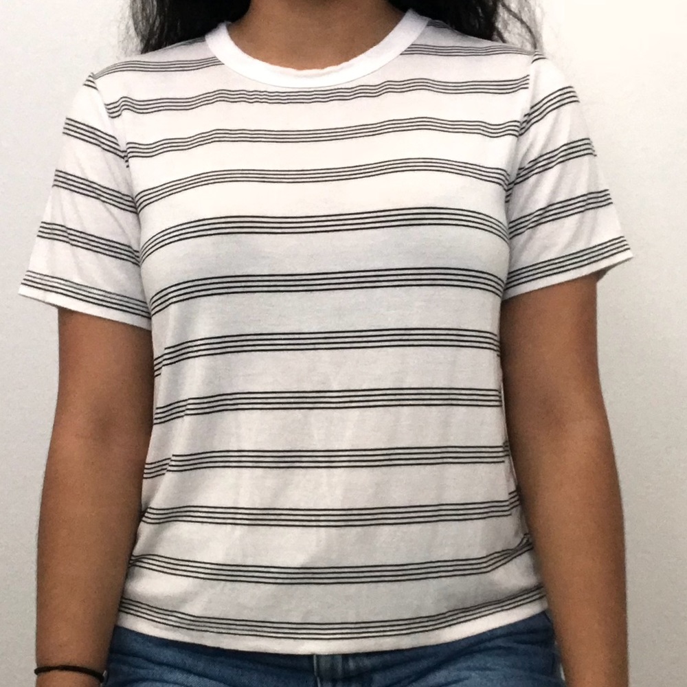 Boxy Striped Tee - Picture 4 of 4